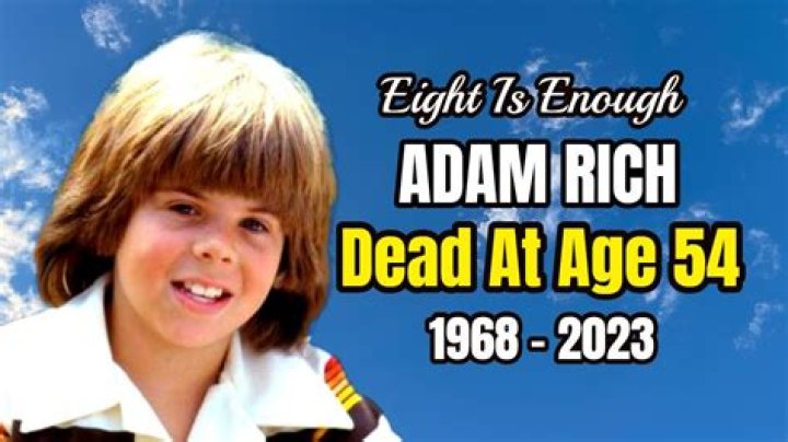 'Eight is Enough' star Adam Rich dies of suspected 'overdose'