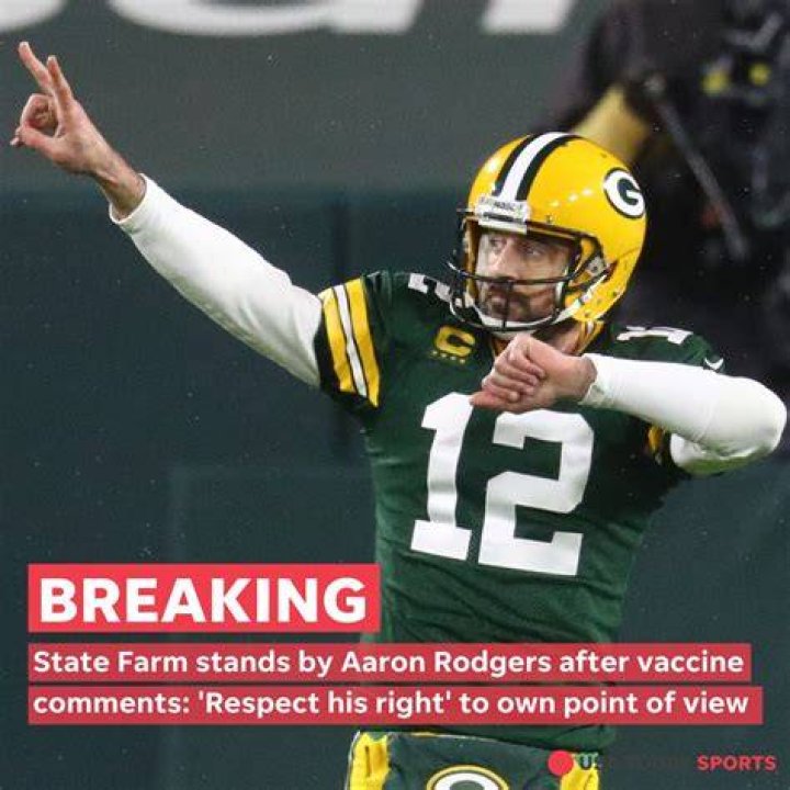Aaron Rodgers, State Farm quietly part ways after 12 years