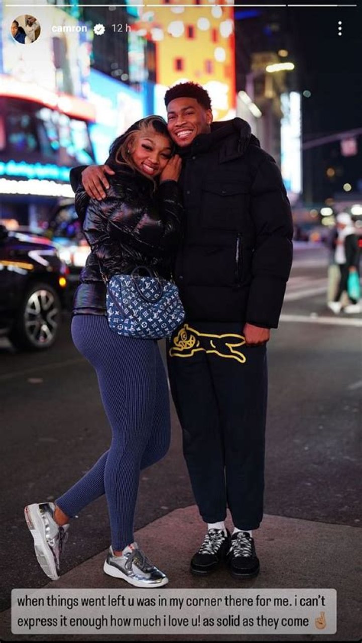 Angel Reese posts PDA video with boyfriend Cam'Ron Fletcher
