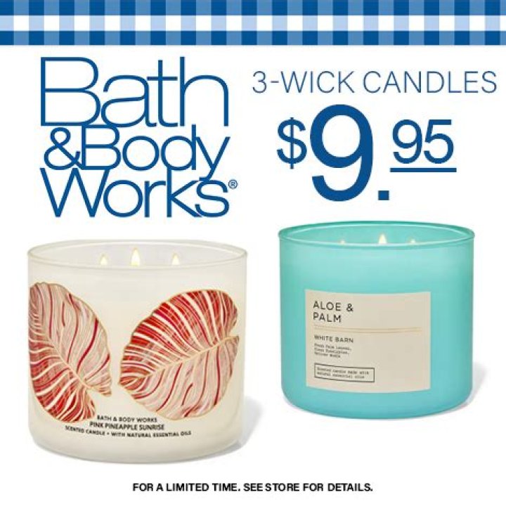 Bath and Body Works single-wick candles sale — All under $6