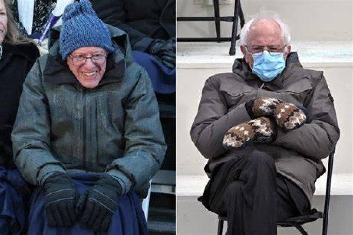 Bernie Sanders mittens meme 'visits' Brooklyn College