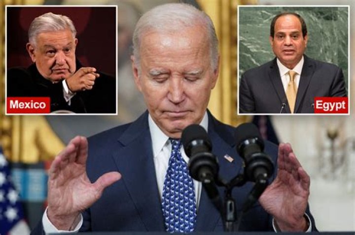 Biden confuses presidents of Mexico and Egypt after defending 'fine' memory