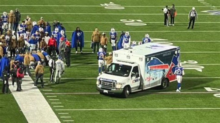Bills' Taylor Rapp taken off field in an ambulance