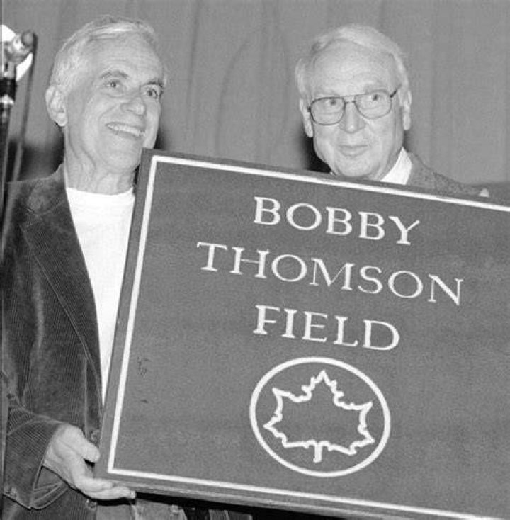 Bobby Thomson, who hit famous ‘Shot Heard ‘Round the World’ homer, dies at 86