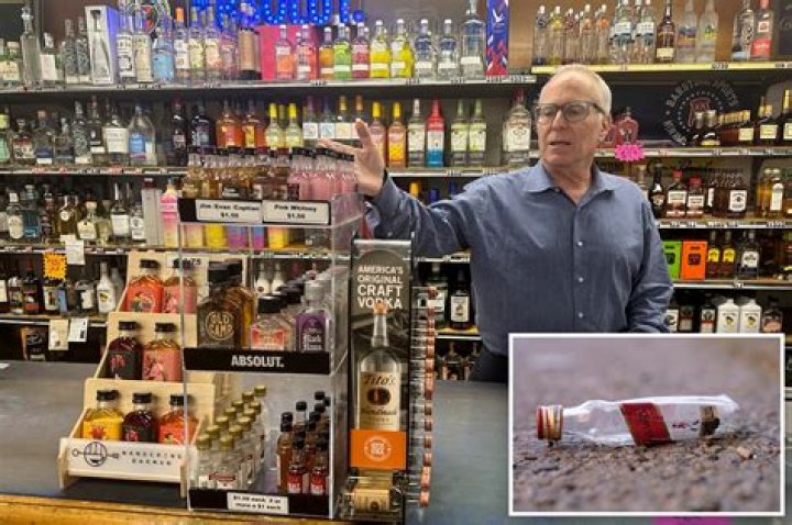 Boston weighs banning tiny bottles of alcohol