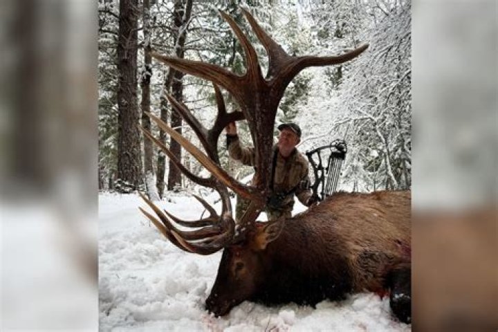 Bowhunter bags massive mountain goat in Alaska, sets new world record