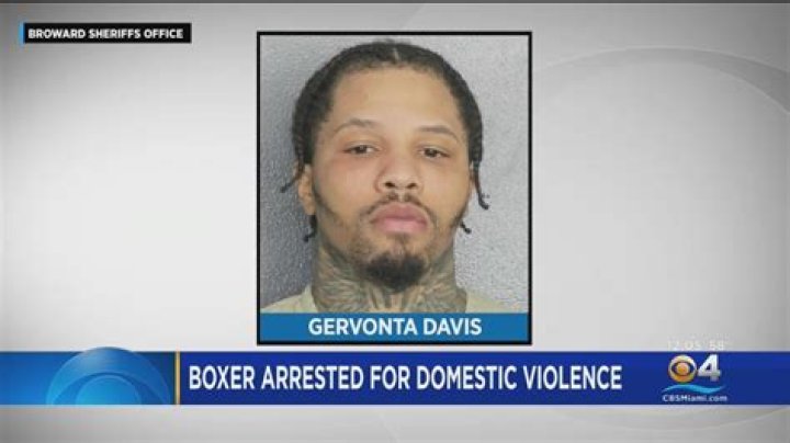 Boxer Gervonta Davis arrested for domestic violence in Florida