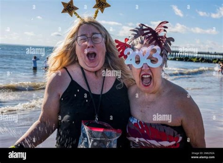 Brr-ave swimmers of 121st annual Coney Island Polar Bear Club New Year's Day Plunge: photos