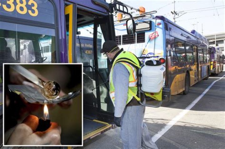 Bus driver says passengers smoking fentanyl made him sick