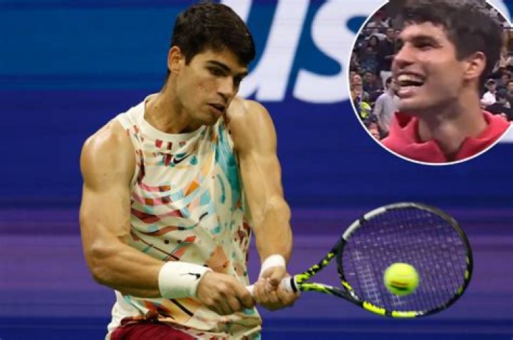 Carlos Alcaraz belts out song after first-round US Open win