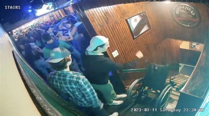 Carson Briere allegedly shoved wheelchair down steps in disturbing video
