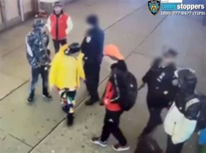 Cops allegedly beaten by rowdy migrant mob near Times Square — with suspects later freed without bail: horrifying video