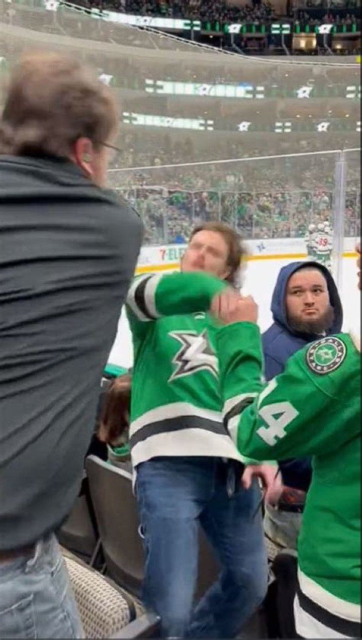 Dallas Stars fan punched in face after saying N-word