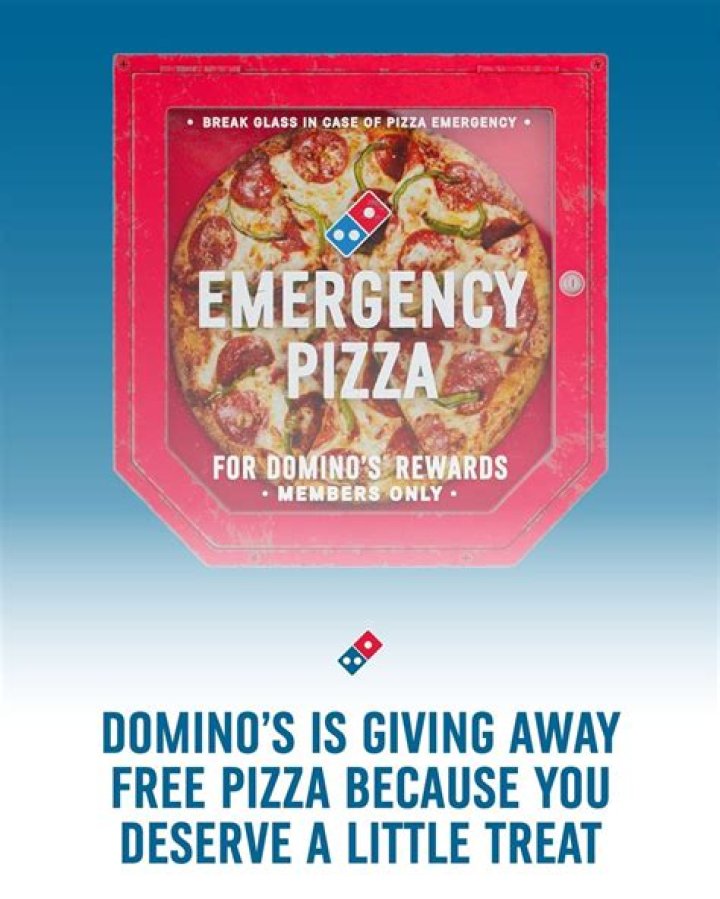Domino's gives free Emergency Pizza when you 'need it most'