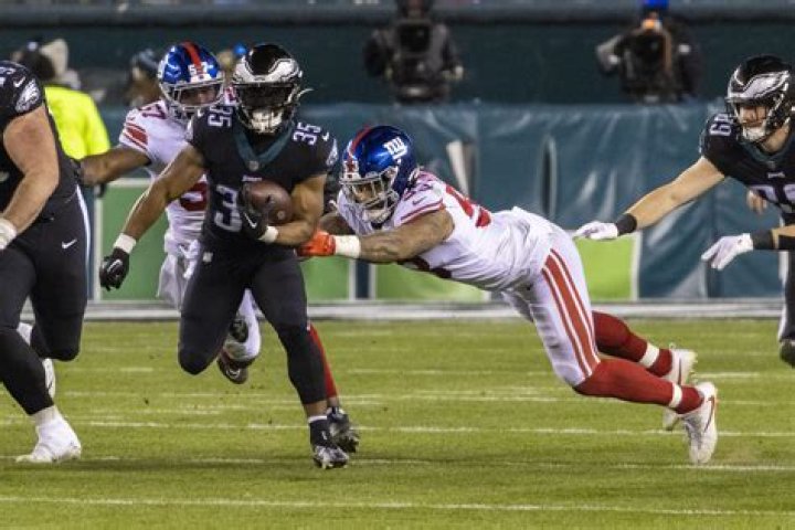 Eagles running back Boston Scott has been Giants killer