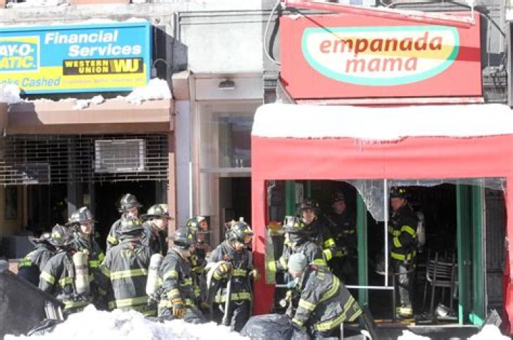 Empanada Mama goes up in flames