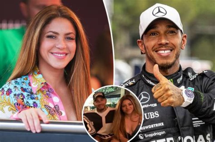 F1 star Lewis Hamilton spotted with Shakira in Barcelona