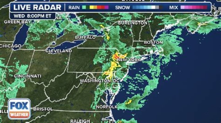 Flood watch covers part of Northeast as drenching rain heads for NYC, Philadelphia