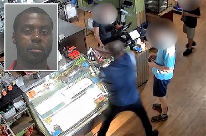Florida man Edmund Clarke attempts scissors beheading in convenience store