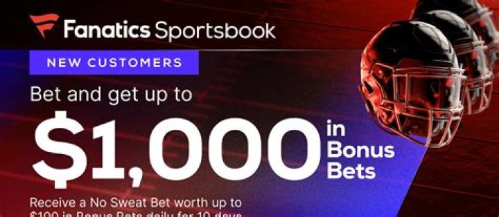 Get $1K match or $200 sign-up bonus with Fanatics Sportsbook Promo this week
