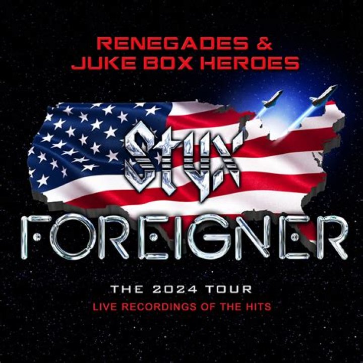 Get tickets to Foreigner and Styx 2024 'Renegades and Juke Box Heroes tour'