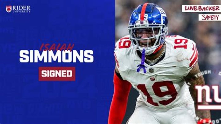 Giants' Isaiah Simmons has found a home in Wink Martindale's defense