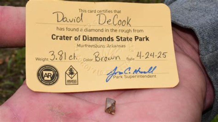 Girl finds rare 2.95-carat diamond in Arkansas park -- on her birthday