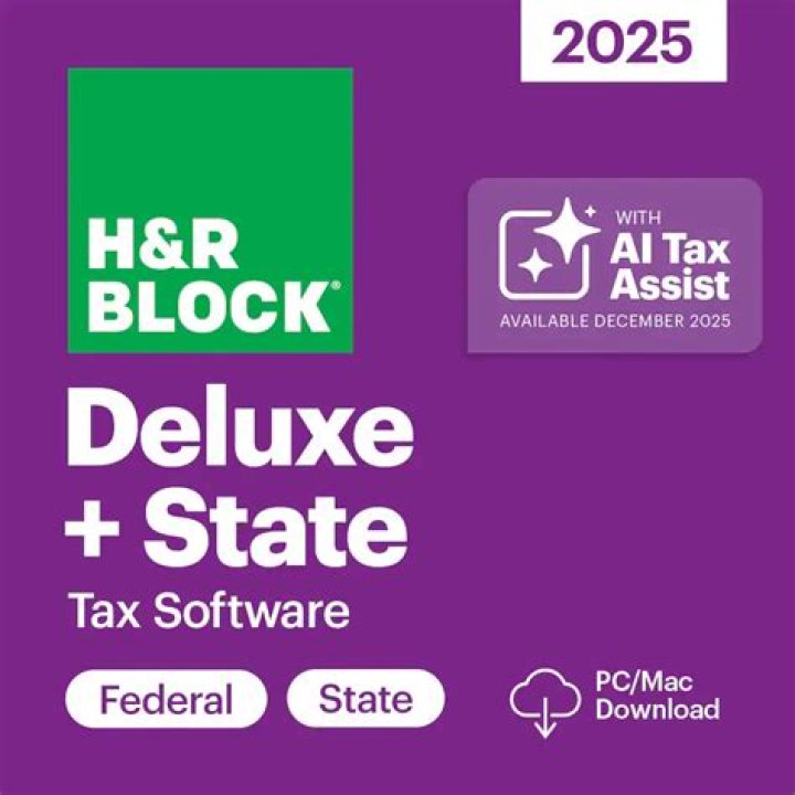 H&R Block Tax Software Deluxe Federal + State 2023 is 40% off