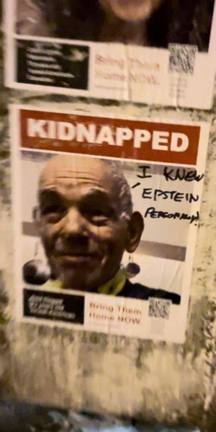 Hamas hostage posters defaced at Harvard cite Jeffrey Epstein, 9/11 conspiracy theories