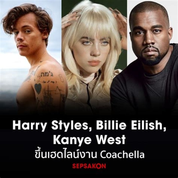 Harry Styles, Billie Eilish, Kanye West