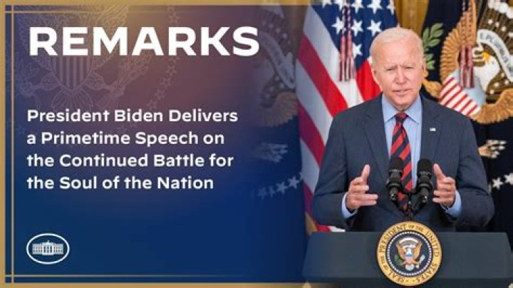 Heckler chants 'F--k Joe Biden' throughout primetime speech