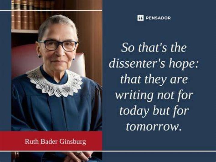 Here are some of Ruth Bader Ginsburg's most memorable quotes