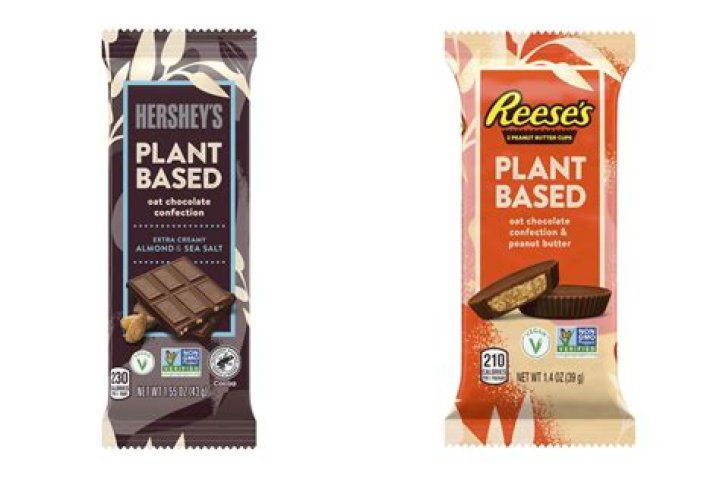 Hershey unveils plant-based Reese’s Cups, chocolate bars