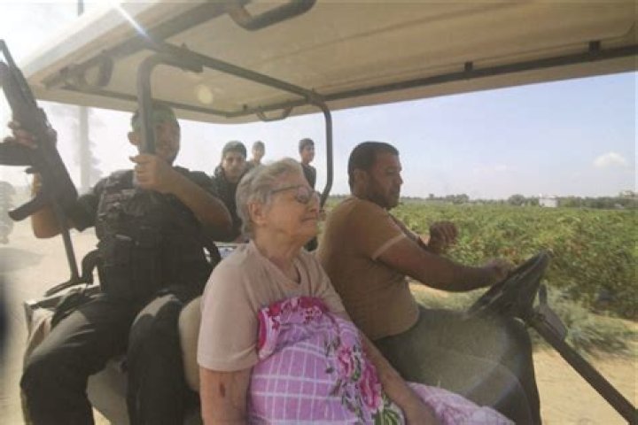Holocaust survivor Yaffa Adar reunited with family after being freed by Hamas