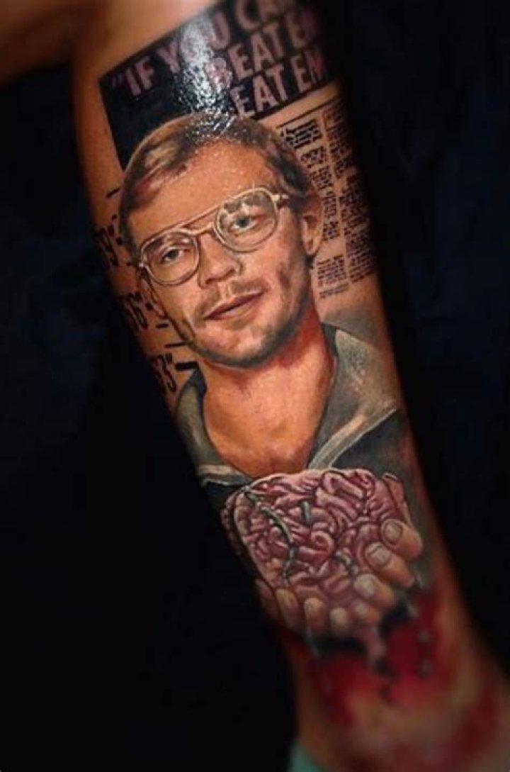 I don't regret my $2,000 Ted Bundy, Jeffrey Dahmer tattoos