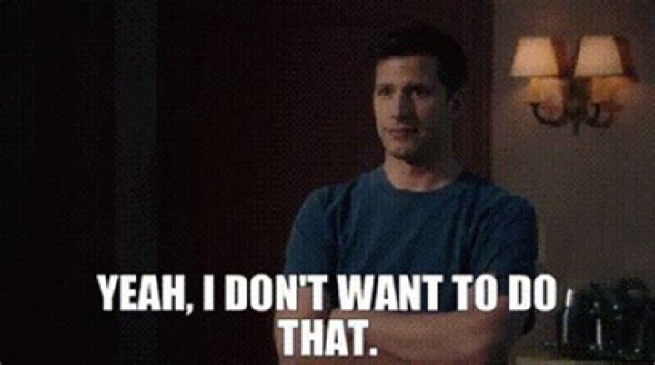 ‘I don’t want to do that’