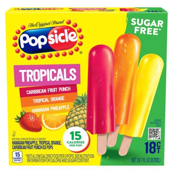 I got a 'free' popsicle and suffered horrific lip burns