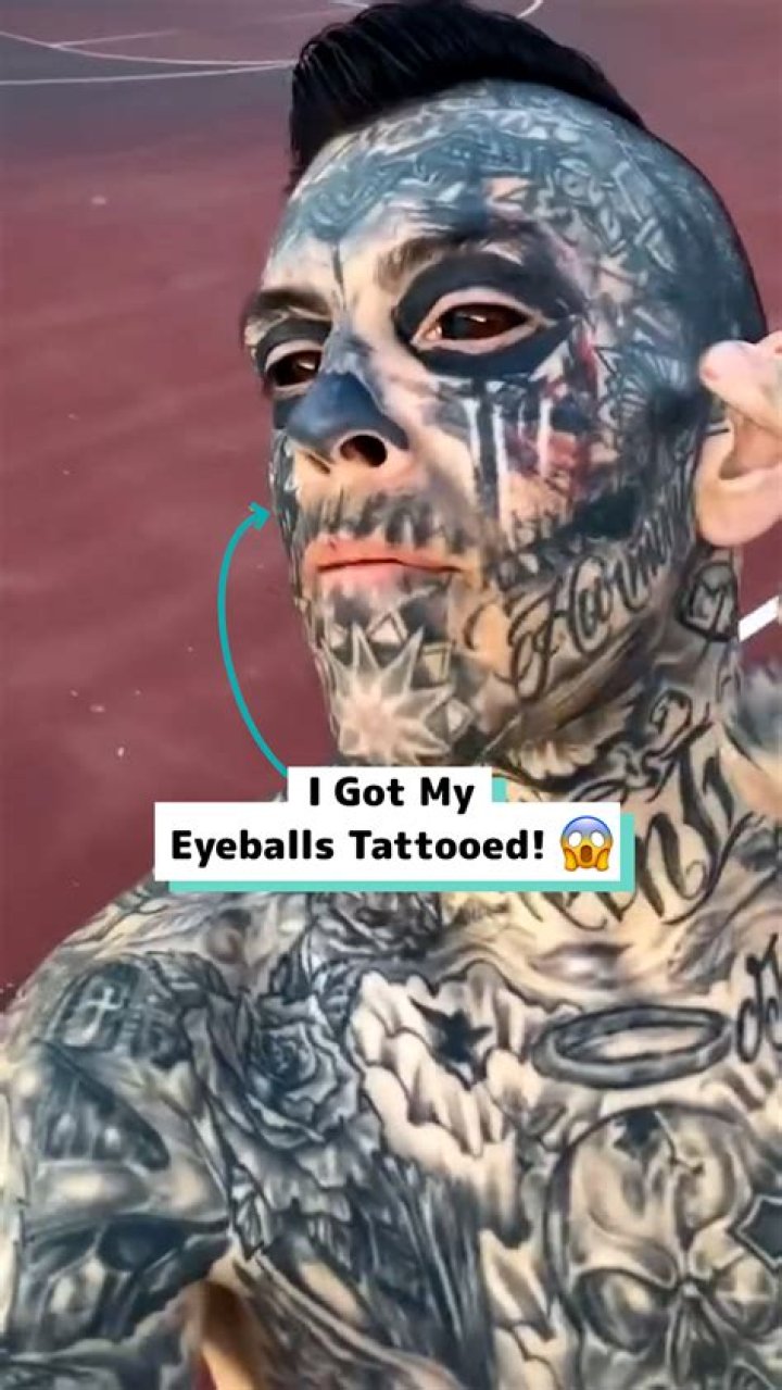 I tattooed my eyeballs black — people are worried I'll go blind