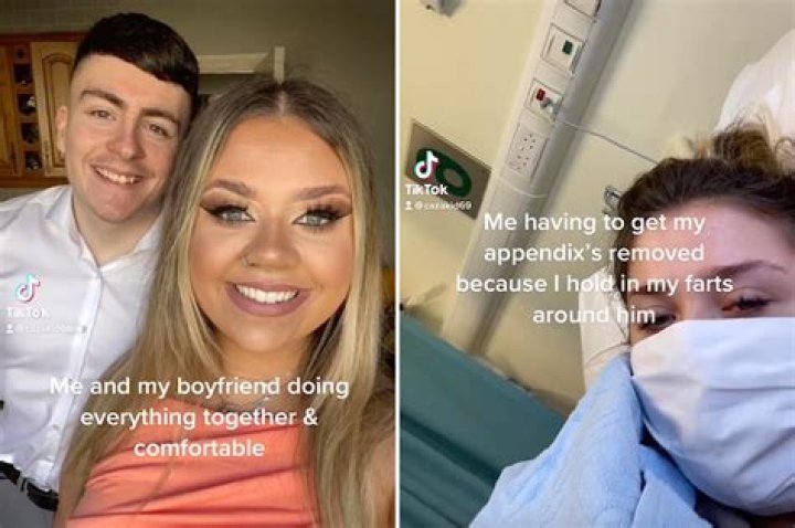I was hospitalized after holding farts in around my boyfriend