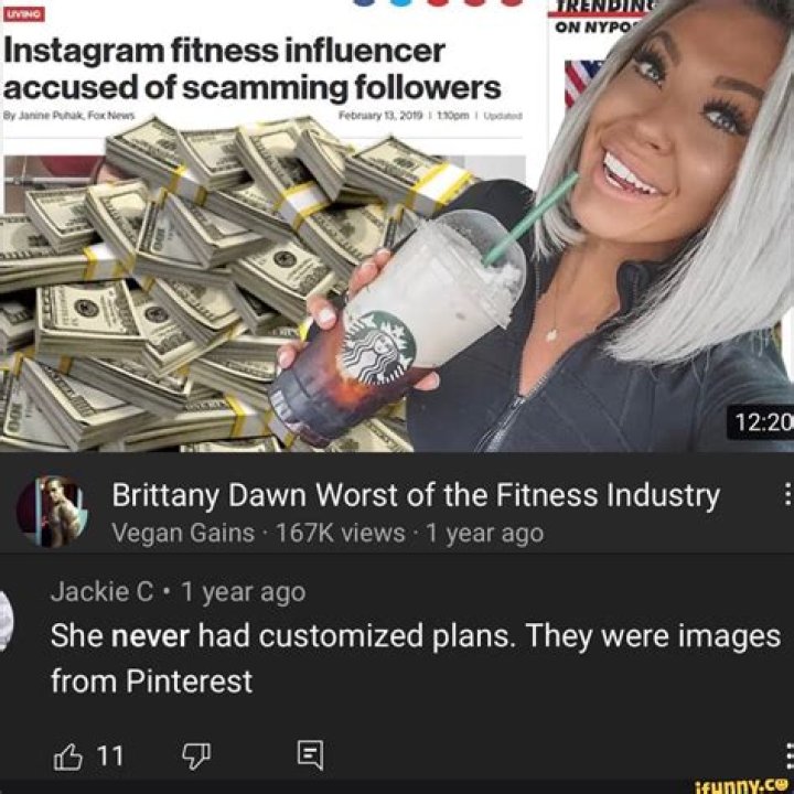 Instagram fitness influencer accused of scamming followers