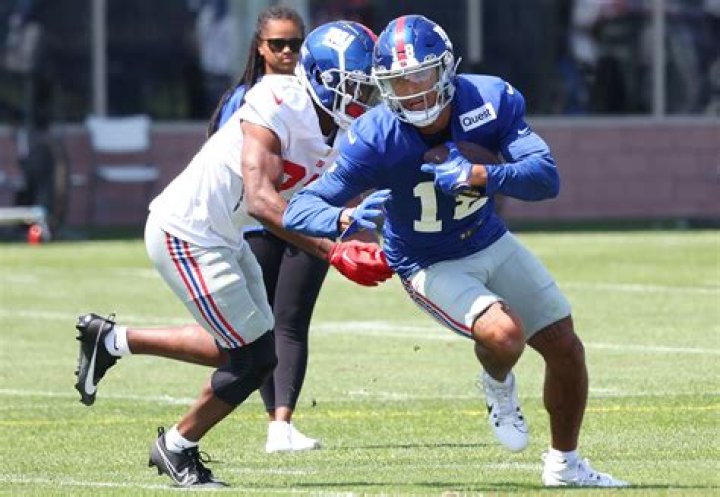 Isaiah Hodgins using 'other gifts' to stand out amid Giants weapons