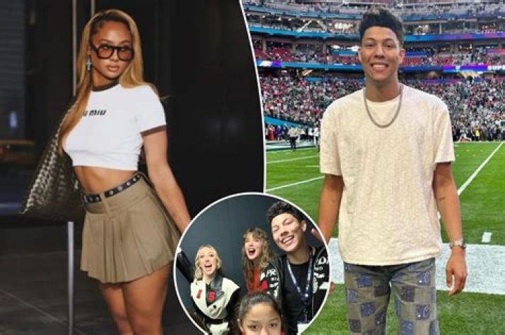 Jackson Mahomes continues Super Bowl celebration on bull with woman
