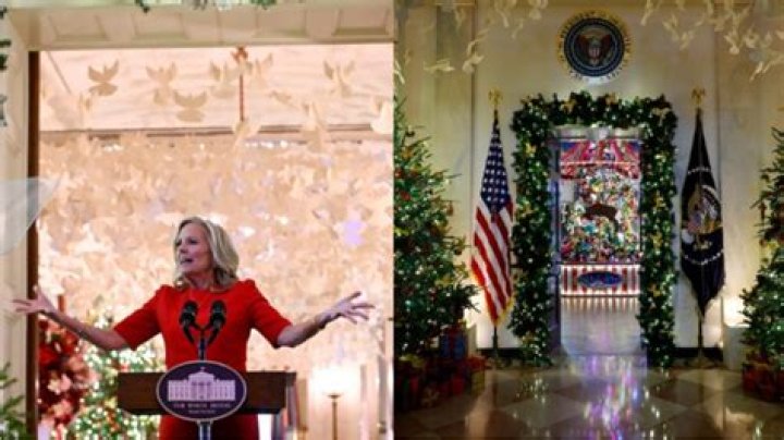 Jill Biden Christmas video mocked for 'Clockwork Orange' look
