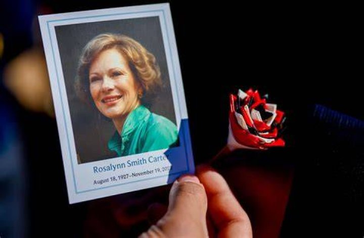 Jimmy Carter says final goodbye to wife Rosalynn at intimate funeral