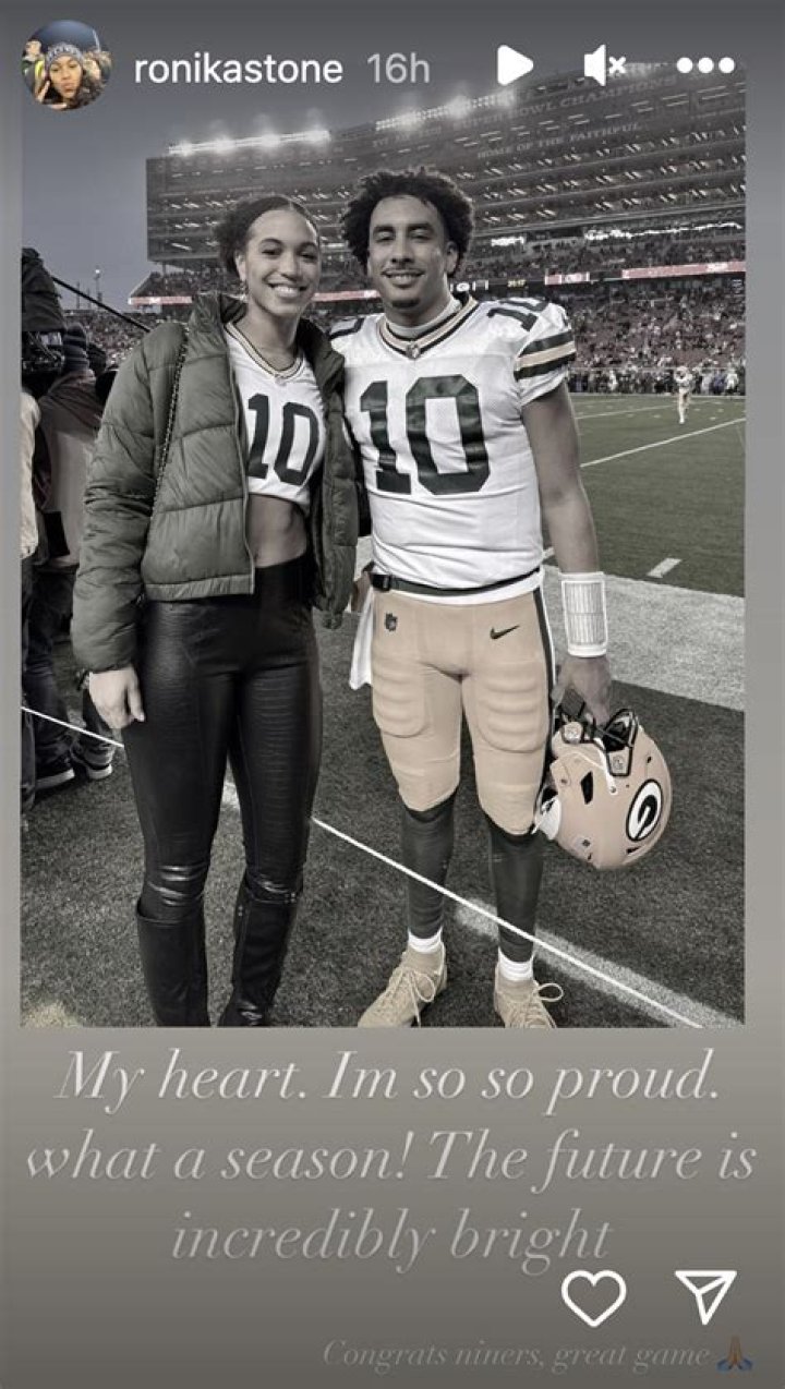 Jordan Love's girlfriend, Ronika Stone, trolls Cowboys fans