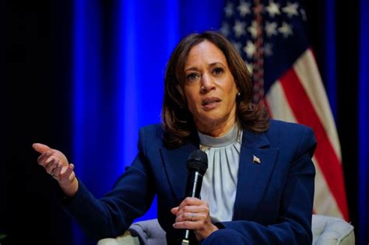 Kamala Harris says she has not seen video of husband smooching Jill Biden
