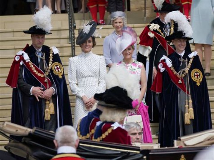 Kate Middleton curtsies to King Charles after refusing for Camilla