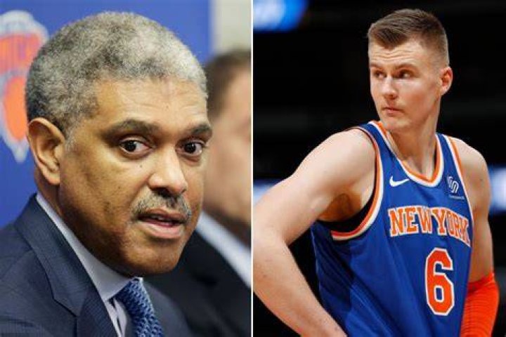 Knicks clam up when asked about Porzingis’ contract