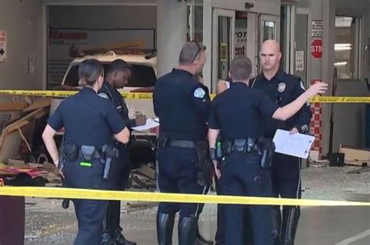 Los Angeles elderly driver kills woman after plowing car into dealership
