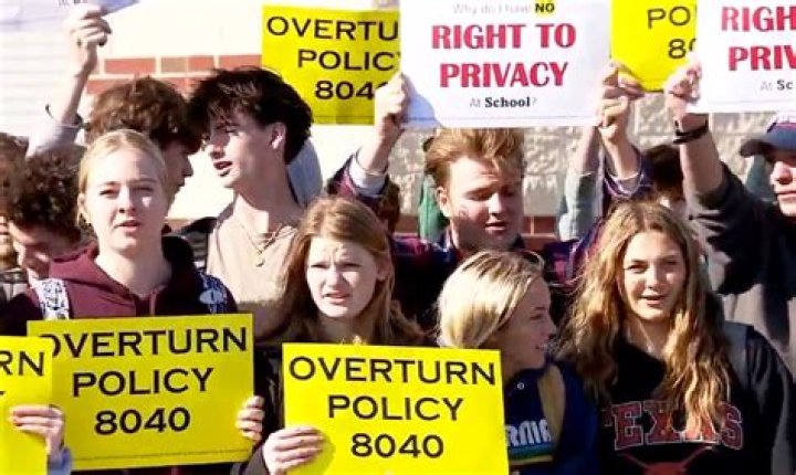 Loudoun County students protest gender bathroom policy